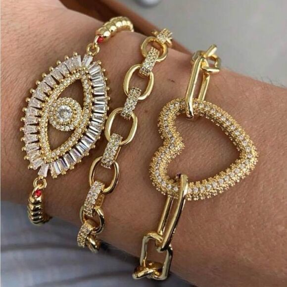 Evil eye bracelet N655 - Picture 1 of 5